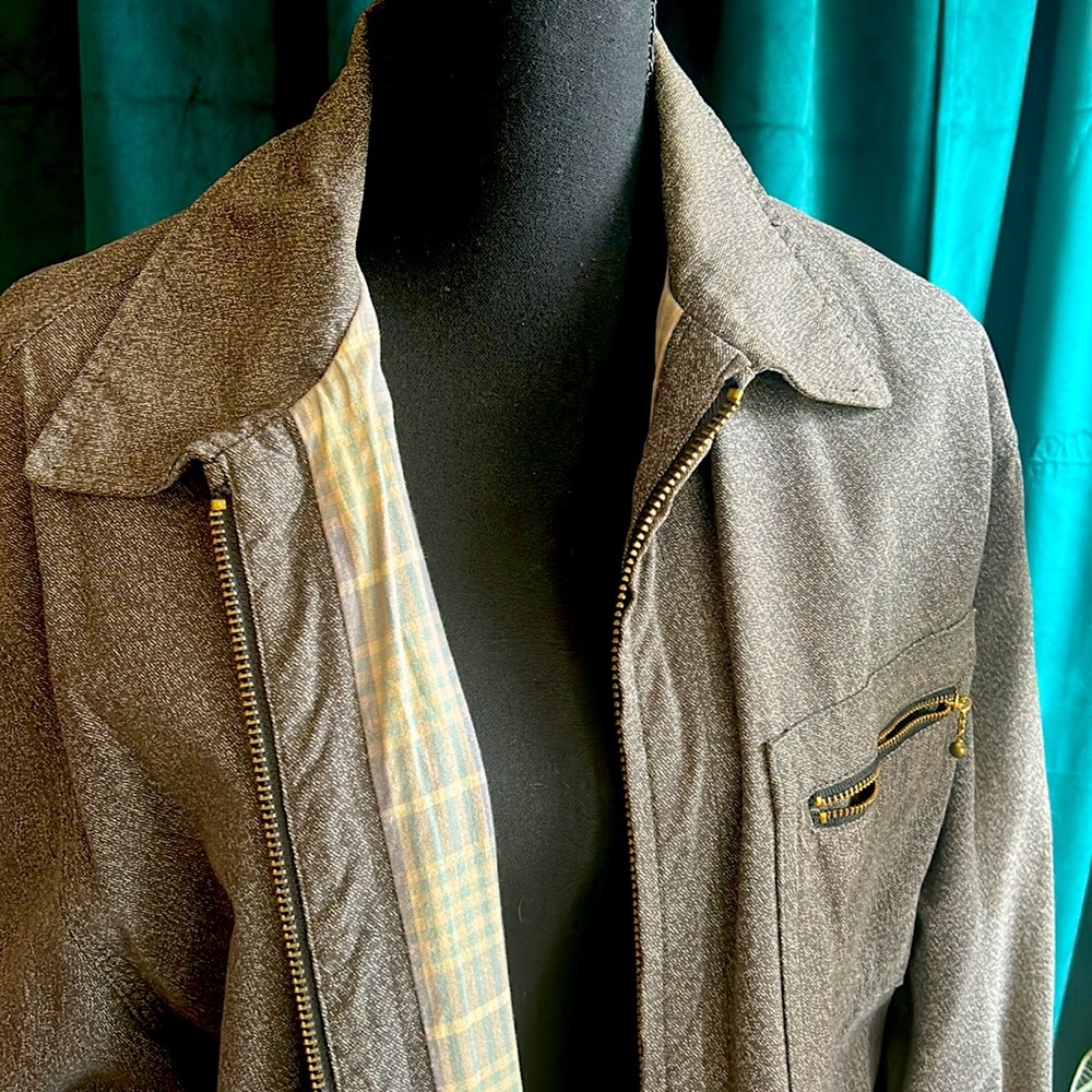 Ralph Lauren 100% Cotton Plaid Lined Jacket